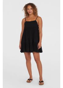 O`Neill Sommerkleid O'NEILL "RILEE SHORT DRESS", Damen, Gr. XS (34), N-Gr, schwarz (schwarz out), Obermaterial: 100% Viskose, Kleider Sommerkleid