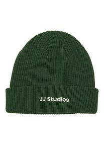 Jack & Jones Beanie JACK & JONES "JACSOHO BEANIE SN", Herren, duffel bag, Strick, Baumwollmischung, unifarben, M&uuml;tzen Beanie