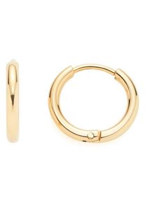 Paar Creolen Leonardo "Lilo Beauty's", gold (gelbgoldfarben), Ohrringe, Damen, 13mm, Edelstahl, Paar Creolen