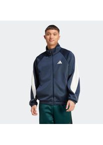Rollkragenpullover adidas Sportswear "STADIUM", Herren, Gr. M, wei&szlig; (aurora ink, sanftes wei&szlig;), Obermaterial: 67% Polyester, 33% Baumwolle, Pullover Rollkragenpullover, aus Polyester und Baumwolle, mit Rollkragen, lockere Passform