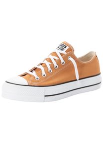 Sneaker Converse "CHUCK TAYLOR ALL STAR LIFT PLATFORM", Damen, Gr. 36, braun (gingersnap, wei&szlig;, schwarz), Textil, Schuhe Sneaker