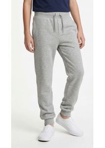 Sweathose name it "NKMVIAN NREG SWE PANT BRU NOOS", Jungen, Gr. 98, N-Gr, grau (grau melange), angeraute Sweatware, Obermaterial: 100% Baumwolle, meliert, normal normal, Hosen Sweathose