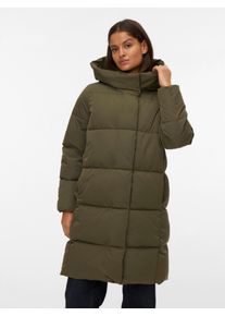 V&eacute;ro Moda Steppmantel VERO MODA "VMSTELLA COAT NOOS", Damen, Gr. M, grape leaf, Steppware, Obermaterial: 100% Polyester, unifarben, kniefrei, M&auml;ntel Steppmantel