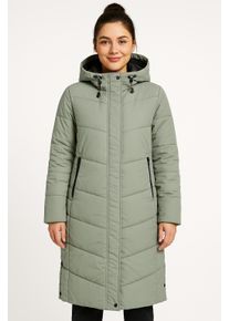 Steppmantel Only "ONLMAGGI LIFE LONG PUFFER CC OTW", Damen, Gr. M, gr&uuml;n (lilypad), Web, Obermaterial: 100% Polyester, unifarben, regular fit, M&auml;ntel Steppmantel