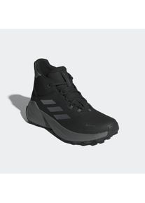 Wanderschuh adidas terrex "TERREX TRAILMAKER 2.0 MID GORE-TEX", Damen, Gr. 41, schwarz (core schwarz, carbon, grau four), Synthetik, Textil, Schuhe Wanderschuh, wasserdicht dank Gore-Tex Membrane