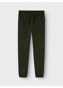 Jogginghose name it "NKMSWEAT f&uuml;r Jungen mit verstellbarem Bund und Kordelzug", Jungen, Gr. 152, N-Gr, gr&uuml;n (rosin), Sweatware, Obermaterial: 80% Baumwolle, 20% Polyester, unifarben, regular fit kn&ouml;chellang, Hosen Jogginghose, unifarben, casual, regular fit, Baumwollmix, Rundhals