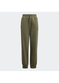 Sporthose adidas originals "BOYFRIEND PANTS", Damen, Gr. 158, N-Gr, gr&uuml;n (olive strata), Obermaterial: 70% Baumwolle, 30% Polyester, Hosen Sporthose