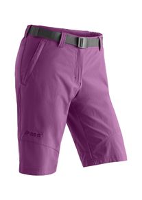Funktionsshorts Maier Sports "Lawa", Damen, Gr. 48, Normalgr&ouml;&szlig;en, purpurviolett, 90% Polyamid, 10% Elasthan, Hosen Funktionsshorts, Damen Shorts, kurze Wanderhose, Outdoorhose mit 2 Taschen, Regular Fit