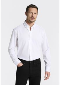 Businesshemd BOSS "JOE", Damen, Gr. 45, N-Gr, wei&szlig;100, Web, Obermaterial: 55% Baumwolle, 45% Polyester, unifarben, regular fit normal, 2-Knopf-Manschette verstellbar, Hemden Businesshemd, mit Button-Down-Kragen, regular fit