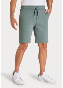 Sweatshorts John Devin "- kurze Hose aus innen angerauter Sweatware", Damen, Gr. XL (56/58), N-Gr, salbei, angeraute Sweatware, Obermaterial: 60% Baumwolle, 40% Polyester, unifarben, regular fit kurz, Hosen Sweatshorts, mit breiter Kordel und seitlichen Taschen