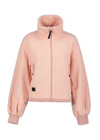 Fleecejacke Icepeak "ADONET", Damen, Gr. L, pink (baby pink), Obermaterial: 100% Polyester, hoch geschlossener Ausschnitt, Jacken Fleecejacke, sportlicher Stil, l&auml;ssige Passform, mit Stehkragen
