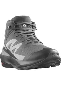 Outdoorschuh Salomon "ELIXIR ACTIV MID GORE-TEX", Damen, Gr. 45, magnet, phantom, sharkskin, Synthetik, Textil, Schuhe Outdoorschuh, wasserdicht dank Gore-Tex Membrane