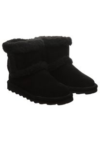 Winterboots Bearpaw "Kate", Damen, Gr. 40, schwarz, Veloursleder, Basic, Schuhe Winterboots, Schlupfstiefel, Snowboots mit Lammfellfutter