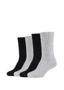 Kuschelsocken Camano "warm & cozy", Damen, Gr. 35-38, schwarz (schwarz mix), Elasthan, Polyester, normal, Socken Kuschelsocken, bequem, weich, soft, kein Einschneiden, winter warm cozy
