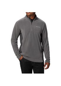 Fleecepullover Columbia "KLAMATH RANGE II HALF ZIP", Herren, Gr. M, grau (anthrazit), Fleece, Obermaterial: 100% Polyester, abgesteppt, Sweatshirts Fleecepullover, f&uuml;r Outdoor-Abenteuer und Wandern, atmungsaktiv, schnell trocknend