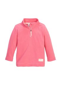 Fleecepullover "FISW 30 MNS FLC SHRT", Kinder, Gr. 122/128, dunkelros&eacute;, Obermaterial: 100% Polyester, FIRST INSTINCT BY Killtec, Sweatshirts Fleecepullover, Fleeceshirt mit Kinnschutz, reflektierenden Details und Namensetikett