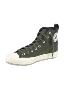 Sneakerboots Converse "CHUCK TAYLOR ALL STAR BERKSHIRE BOOT", Damen, Gr. 37,5, gr&uuml;n (khaki, schwarz), Leder, Schuhe Sneakerboots, gef&uuml;ttert