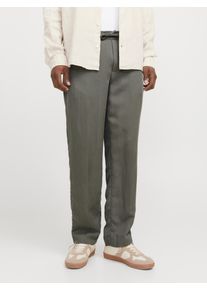 Jack & Jones Schlupfchinohose JACK & JONES "JPSTKARL SKYE JOGGER SN", Herren, Gr. XXL, N-Gr, gr&uuml;n (mulled basil), Web, Obermaterial: 64% Lyocell, 30% Viskose, 6% Nylon, unifarben, loose fit kn&ouml;chellang, Hosen Schlupfchinohose