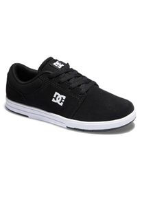 Sneaker DC Shoes "Crisis 2", Jungen, Gr. 12,5(30), schwarz-wei&szlig; (schwarz, wei&szlig;), Obermaterial:Obermaterial: Leder (Kuh) / Futter: Textil / Au&szlig;ensohle: Gummi;, Schuhe Sneaker
