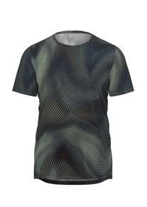 T-Shirt TRIGEMA "TRIGEMA COOLMAX Sport T-Shirt", Damen, Gr. M, schwarz, bunt, Trikot, 100% Polyester (recycelt), Rundhals, Shirts T-Shirt