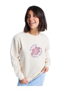 Sweatshirt Roxy "Surf Stoked Brushed", Damen, Gr. L, parchment, Obermaterial: 60% Walkfrottier, 40% Microfaser;, Sweatshirts Sweatshirt