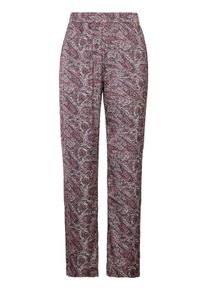 Webhose BOSS Orange "Teska Premium Damenmode", Damen, Gr. 42, N-Gr, bunt (open miscellaneous 974), Web, Obermaterial: 100% Polyester, gemustert, gerade lang, Hosen Webhose, mit Paisley-Muster