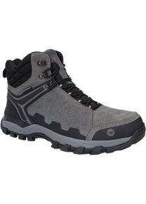 Wanderschuh Hi-Tec "V-LITE EXPLORER WP", Herren, Gr. 46, blau (charcoal grau, dk blau), Synthetik, Textil, Schuhe Wanderschuh