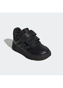 Klettschuh adidas Sportswear "TENSAUR HOOK AND LOOP", M&auml;dchen, Gr. 22, schwarz (core schwarz, core schwarz, grau six), Synthetik, Textil, Schuhe Klettschuh, f&uuml;r Kinder mit Klettverschluss