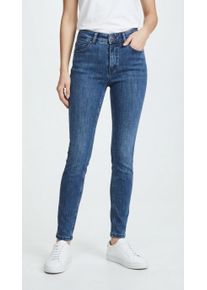 Skinny-fit-Jeans MAC, Damen, Gr. 46, L&auml;nge 30, sporty dunkelblau, Denim/Jeans, Obermaterial: 82% Baumwolle, 9% Polyester, 5% Elastomultiester, 4% Elasthan, unifarben, skinny fit kn&ouml;chellang, Jeans Skinny-fit-Jeans, im Five-Pocket Style