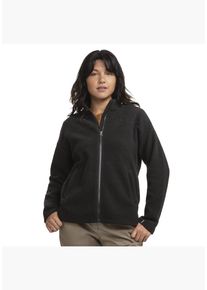 Sch&ouml;ffel Fleecejacke SCH&Ouml;FFEL "CIRC Fleece Jk Style Purga WMS", Damen, Gr. 46, schwarz, Fleece, Obermaterial: 100% Polyester, unifarben, Basic h&uuml;ftbedeckend, Jacken Fleecejacke, sportlicher Stil, f&uuml;r Trekking, Wandern und Laufen, lockere Passform
