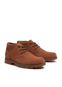 Schn&uuml;rschuh Timberland "BRITTON SQUARE MID LACE UP BOOT", Herren, Gr. 41,5, rust suede, Leder, Schuhe Schn&uuml;rschuh