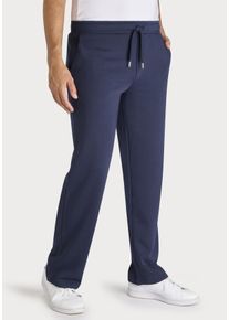 Sweathose John Devin "- Jogginghose aus innen angerauter Sweatware", Damen, Gr. S (44/46), N-Gr, navy, angeraute Sweatware, Obermaterial: 60% Baumwolle, 40% Polyester, regular fit lang, Hosen Sweathose, mit breiter Kordel und seitlichen Taschen