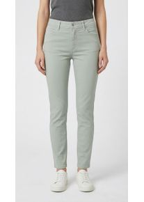 7/8-Hose MAC "SLIM 7/8", Damen, Gr. 46, L&auml;nge 27, wrought iron ppt, Web, Obermaterial: 97% Baumwolle, 3% Elasthan, slim fit 7/8-L&auml;nge, Hosen 7/8-Hose, in ultraleichter Qualit&auml;t