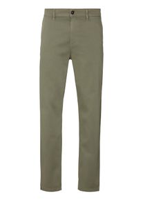 Chinohose BOSS Orange "tapered", Herren, Gr. 31, L&auml;nge 34, gr&uuml;n (open gr&uuml;n349), Web, Obermaterial: 97% Baumwolle, 3% Elasthan, gerade, unten schmal lang, Hosen Chinohose, mit BOSS Logo hinten