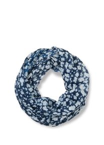 Loop Tom Tailor, Damen, blau ginkgo minimal, Web, Kunstfaser, gemustert, Modet&uuml;cher Loop, mit Muster