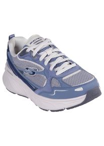 Sneaker Skechers "EDGERIDE", Damen, Gr. 41, blau (graublau), Lederimitat, Mesh, Schuhe Sneaker, Chunky Sneaker, Schn&uuml;rschuh mit Plateau Sohle