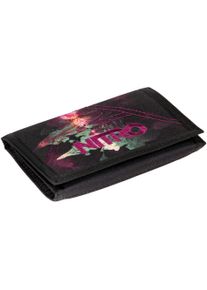 Geldb&ouml;rse Nitro "Wallet", M&auml;dchen, pink (schwarz, rose), Kunstfaser, Kleinlederwaren Geldb&ouml;rse, Geldbeutel, Wallet, Portmonaie, Etui f&uuml;r Scheine und M&uuml;nzen