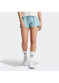 Shorts adidas Performance "PACER WVN HIGH", Damen, Gr. XS, L&auml;nge 5, mint ton, mint ton, Obermaterial: 100% Polyester, Hosen Shorts, Woven Trainingsshorts mit hohem Bund