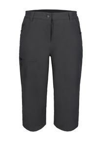 Caprihose Icepeak "BEATTIE", Damen, Gr. 46, N-Gr, grau (anthrazit), Obermaterial: 90% Polyester, 10% Elasthan, normal, Hosen Caprihose, wasserabweisend, mit Rei&szlig;verschlusstaschen, mit verstellbarem Bund