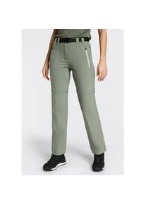 Zip-off-Hose CMP, Damen, Gr. 50, N-Gr, avocado, Obermaterial: 89% Polyester, 11% Elasthan, Hosen, Elastisch & Schnell trocknend & Atmungsaktiv