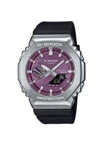 Smartwatch Casio G-SHOCK, schwarz, beere, silberfarben, schwarz, Smartwatches, Herren, Smartwatch, Armbanduhr, Herren,Bluetooth, Solarbetrieb, Flight Log Memory