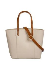 Henkeltasche Samantha Look, Herren, Gr. B/H/T: 26cm x 21cm x 9cm onesize, beige, Leder, Taschen, echt Leder, Made in Italy