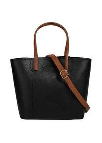 Henkeltasche Samantha Look, Herren, Gr. B/H/T: 26cm x 21cm x 9cm onesize, schwarz, Leder, Taschen, echt Leder, Made in Italy