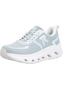 Sneaker Rieker "Rieker Sneaker Textil", Herren, Gr. 40, hellblau, Textil, Schuhe Sneaker