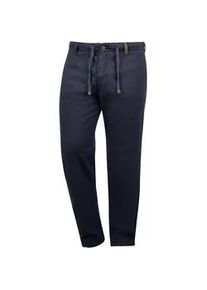 Leinenhose INDICODE "Leinenhose IDIves", Herren, Gr. XXL, N-Gr, blau (night sky), Obermaterial: 55% Leinen LI. 45% Baumwolle CO., Hosen