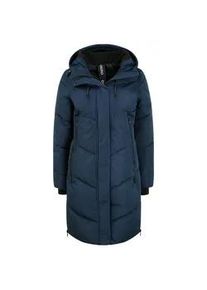 Kurzmantel oxmo "Kurzmantel OXJuna", Damen, Gr. XS, blau (insignia blau), Obermaterial: 100% Polyester PES., M&auml;ntel Kurzmantel