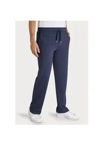 Sweathose John Devin "- Jogginghose aus innen angerauter Sweatware", Damen, Gr. M (48/50), N-Gr, navy, angeraute Sweatware, Obermaterial: 60% Baumwolle, 40% Polyester, regular fit lang, Hosen Sweathose, mit breiter Kordel und seitlichen Taschen
