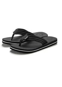 Badezehentrenner AUTHENTIC LE JOGGER "Badelatsche, Flip Flop, Badepantolette, Badeschlappe, Badeschuh", Damen, Gr. 39, schwarz, Obermaterial: 100% Textilmaterial. Decksohle: 100% Synthetik. Futter: 100% Textilmaterial. Laufsohle: 100% Synthetik, unifarben, Schuhe, Pantolette, Zehentrenner mit ultraleichter Sohle Unisex VEGAN