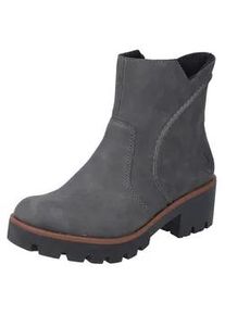 Winterstiefelette Rieker, Damen, Gr. 37, grau (dunkelgrau), Lederimitat, Schuhe Winterstiefelette, mit Innen-Rei&szlig;verschluss f&uuml;r leichten Einschlupf, Topseller