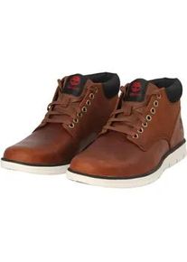 Schn&uuml;rboots Timberland "BRADSTREET MID LACE UP SNEAKER", Herren, Gr. 43, braun (mid braun), Leder, Schuhe Schn&uuml;rboots, Winterstiefel, Schn&uuml;rstiefel, Winterschuhe